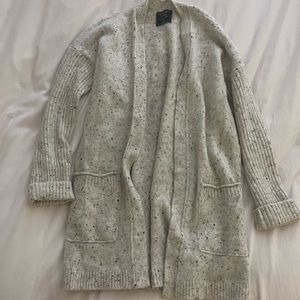 beige cardigan